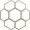 Ekena Millwork Florin Wood Fretwork Pierced Ceiling Medallion, Red Oak, 28"OD x 12"ID x 1/4"T CMWP28X28X0250FORO - alternate 1